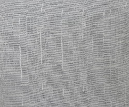 Image of Exporthub Cotton Sheer Curtains 5 feet Long Set of 2 for Window Curtains White Color - (EHSPR061 54)