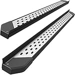 AUTOSAVER88 Running Boards Compatible with 2016-2022 Honda Pilot SUV Aluminum Side Step Nerf Bars Step Rails Sport Utility 4-Door Truck Pickup Rock Panel Off Road Exterior Accessories, Black