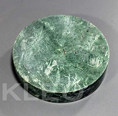 Kleo Natural Marble Stone Soap Dish Soap Holder Bath Accessories For Bathroom , Tub Or Wash Basin Accessory (Green) #TOP3