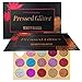 Beauty Glazed Ultra Pigmented Glitters No Glitter Glue Required Powder Glitter Eyeshadow Palette Creamy Glitter Pro Makeup Palettes for Glitter Eyes Shimmer and Gorgeous 15 Colors Waterproof Magnetic
