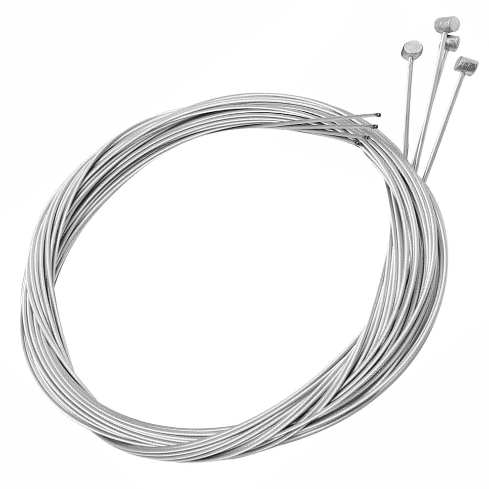 Image of Bicycle Multispeed Gear Shifters Cable Inner Replaceable Derailleur Gear Wire Shift Cable Casing for Cycle Set of 4pcs