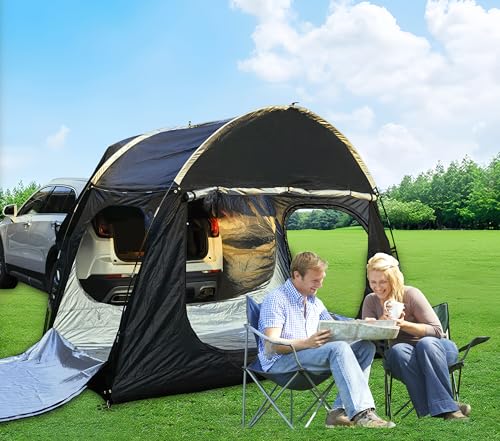 BMDHA Car Tent Camping for Tailgate, 300 cm x 150 cm x 210 cm, 3-Person, Waterproof, SUV/Car Compatible, Modern Style - Image 5