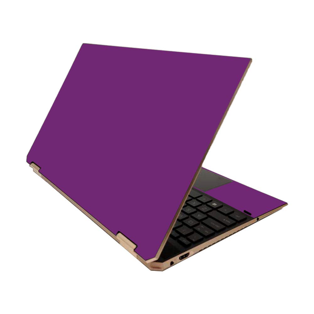 MightySkins Vinyl Decal Skin For HP Spectre X360 15 (2020) - Solid Purple, Protective Matte Wrap, Made In USA - View #7