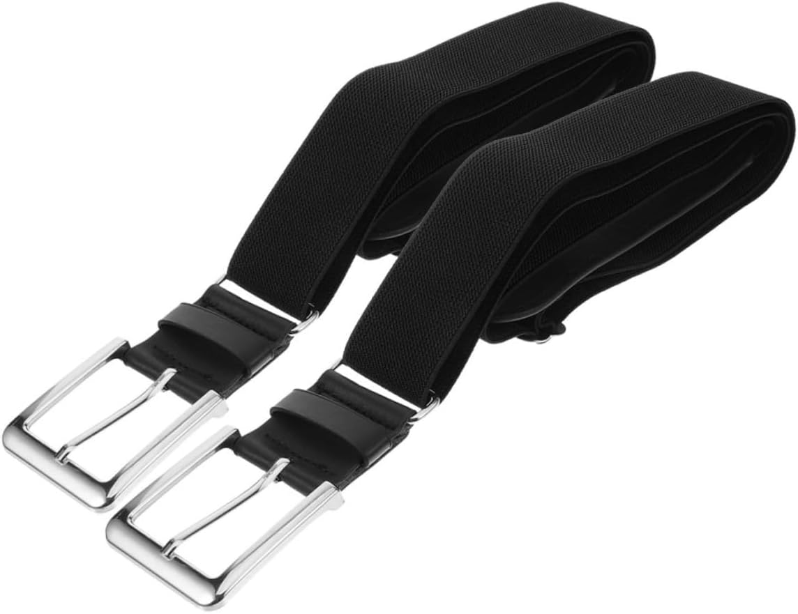 BESPORTBLE 2pcs Adjustable Mens Baseball Belt Elastic Sports Belt Closure Women Football Girdle Softball