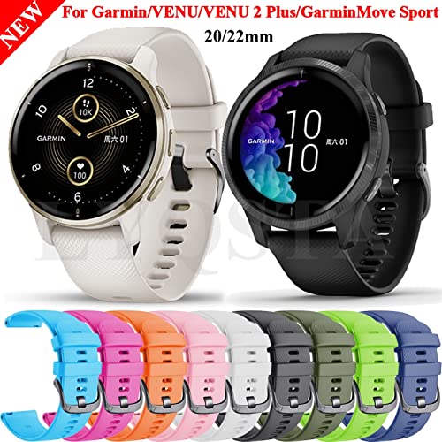 Bracelet montre Garmin Venu 2 Plus accessoire silicone 22mm