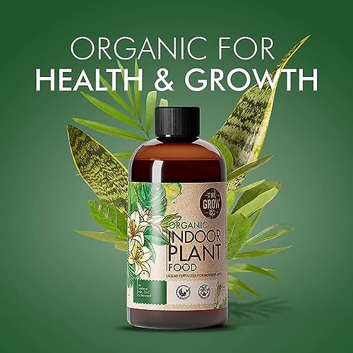 Image of Organic Indoor Plant Food - All-Purpose Liquid Fertilizer - Best for Live Houseplants Indoors + Common Home Outdoor Plants in Pots (8 oz) (Pack of 2)