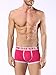 Diesel Men's Hero Fresh and Bright Cotton Modal Trunk, Bright Pink, Large