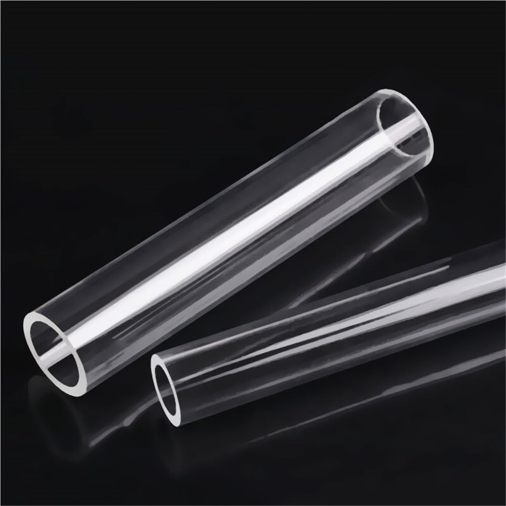 Transparente Glasröhre 1 Stück Beobachtungsfenster aus Borosilikatglasrohr, Dicke 4–10 mm, Höhe 250, Glassäule for Labor(60x10mm)
