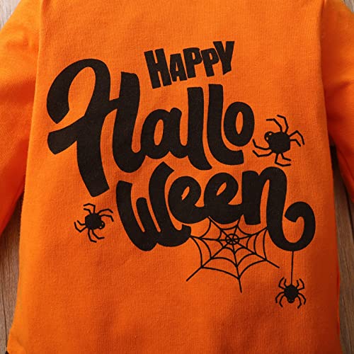 fantasias de halloween para crianças infantis meninos meninas halloween manga longa estampas de letr