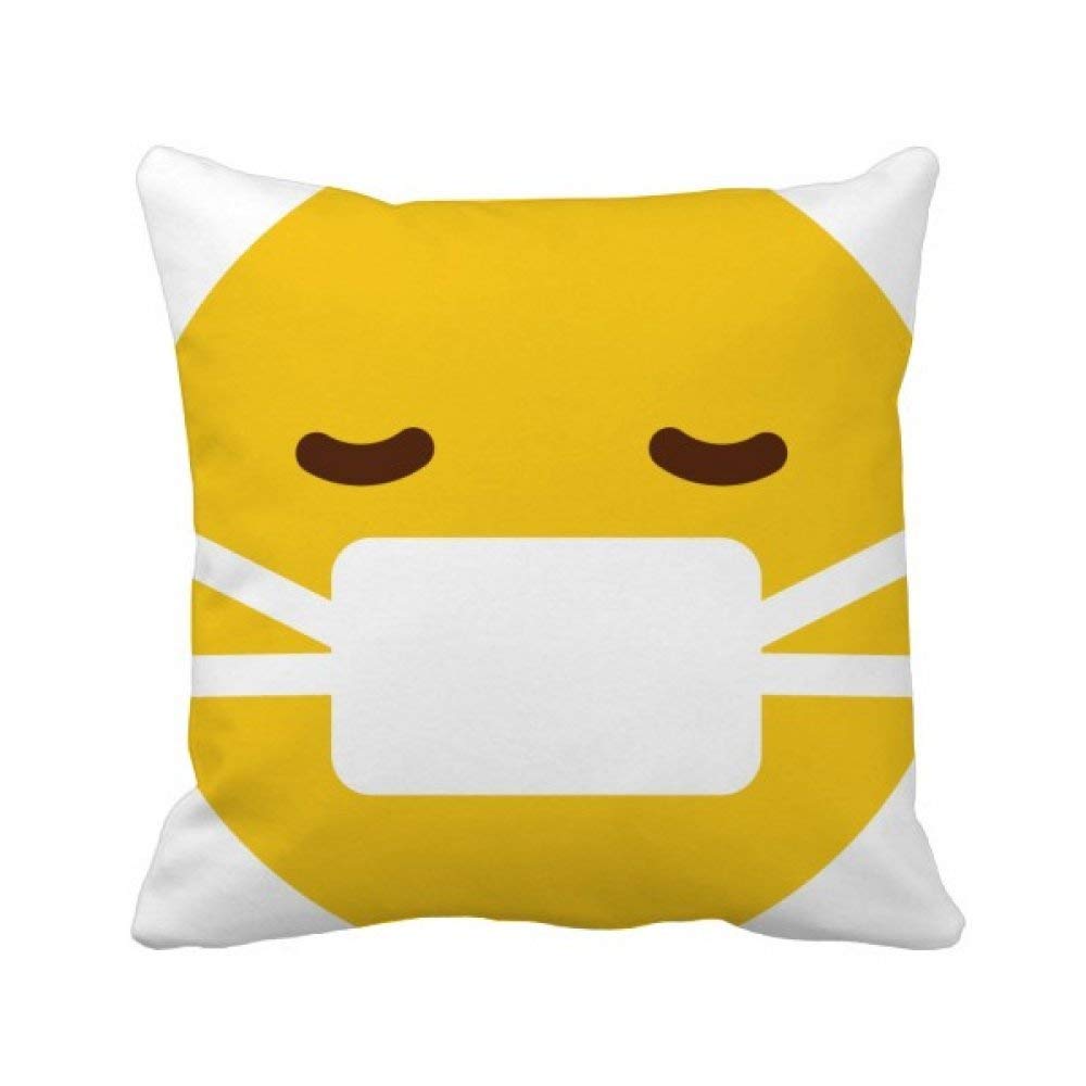 Coussin de chat en ligne jaune pour sublimer votre déco de canapé