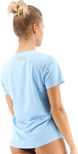 Vista 3 de TYR Camiseta de manga corta para mujer con protección solar UPF 50