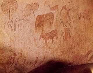 Rock Painting Prehistoric Art Poster Print (18 x 24)