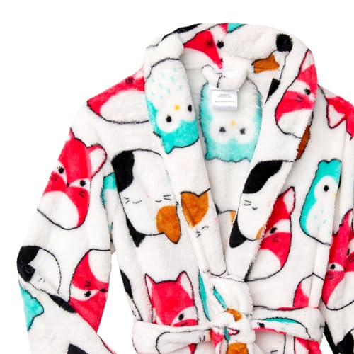 Squishmallows Girls Bathrobe Very Soft Flannel Plush Kids Sleep Robe Pajamas Sleepwear2