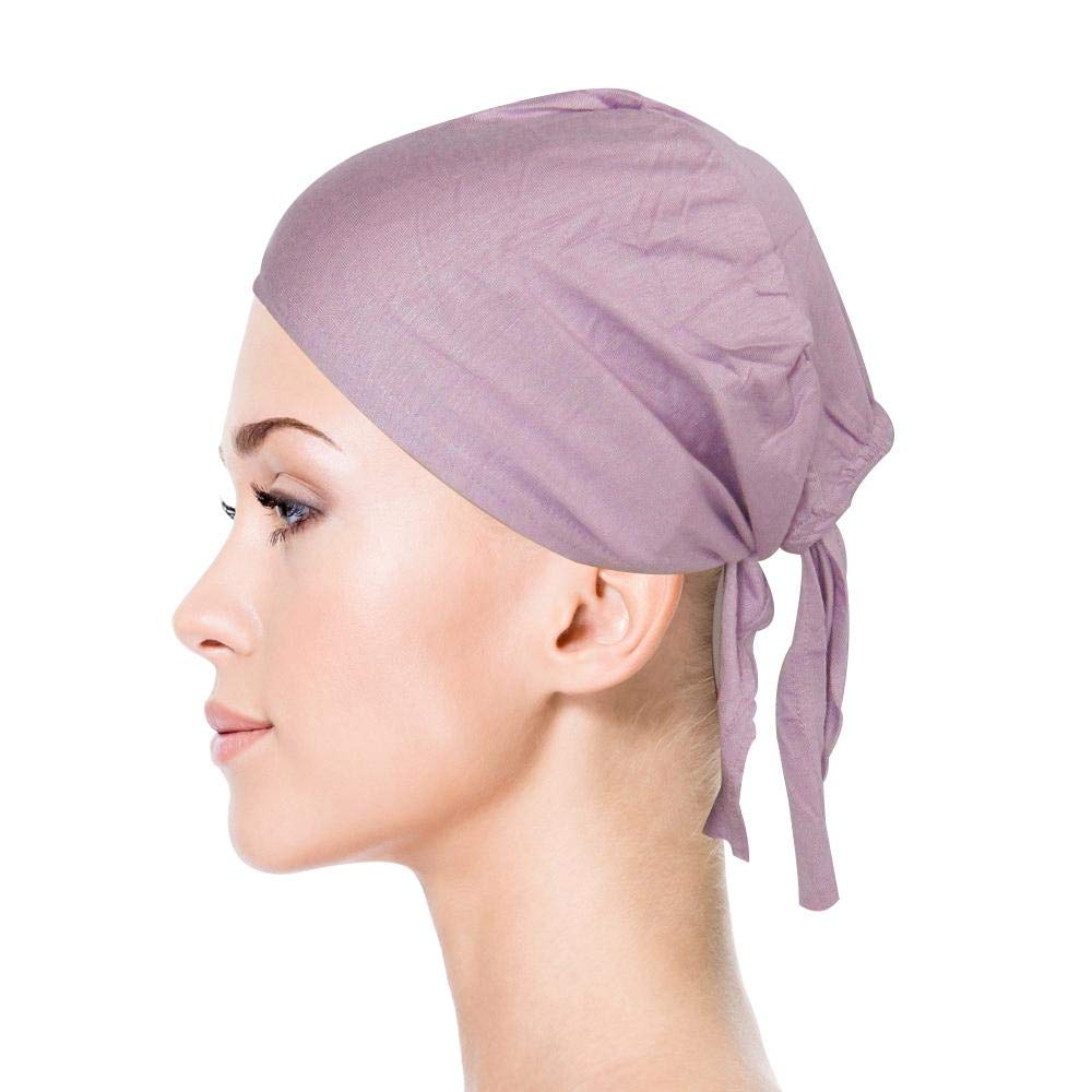 TheHijabStore.com Jersey Bonnet Caps Under Scarf Head Wraps For Women Turban Hat with Tie-Back Closure