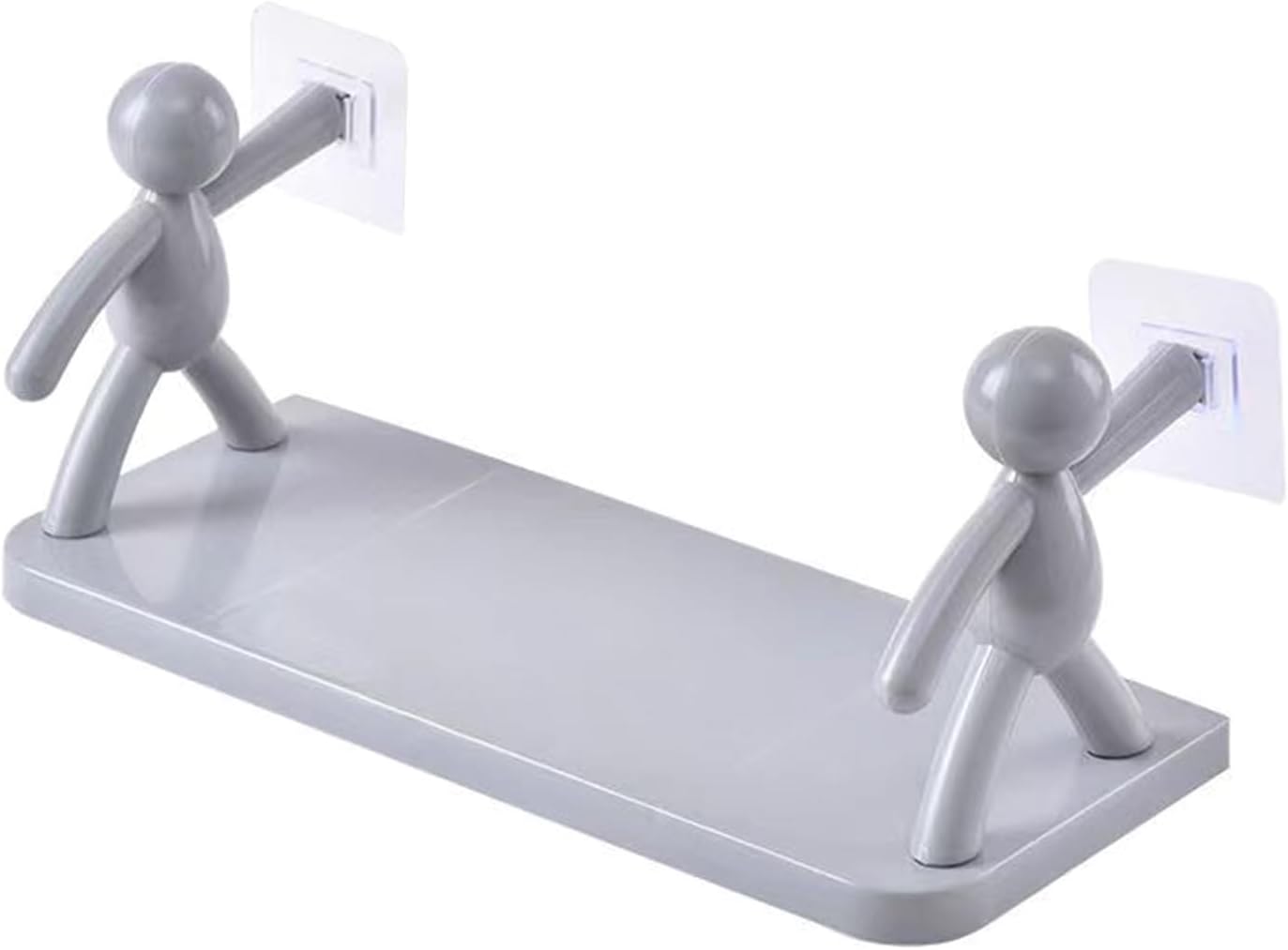 Humorous Figurine Bathroom Shelf Water Materials Shower Holders for Renters Home Decors Accessory Waterproofs Shower Organiser with Playful Designs