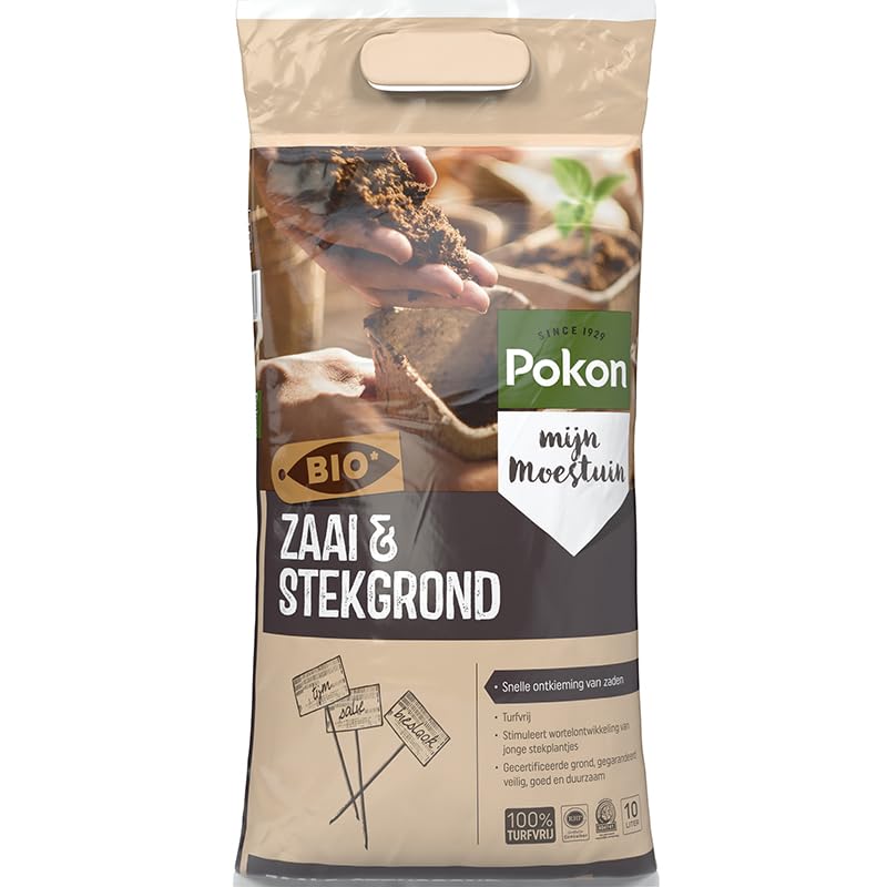 Pokon Bio Zaai- en Stekgrond - Turfvrije potgrond (biologisch) - Stimuleert wortelontwikkeling
