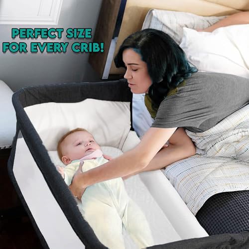 Brillars Next to me Deluxe Crib Mattress Compatible Bedside Crib Next2Me (83 x 50 x 5 cm) - Image 6