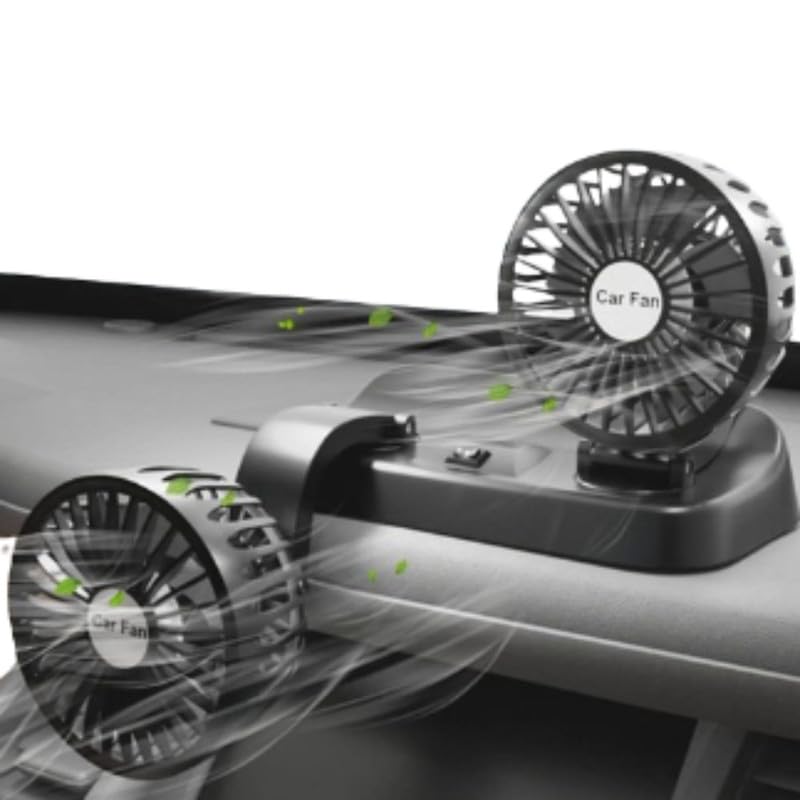 Lionbolt Car Amplifier Cooling Fan. This portable cooler, with a 360-degree rotatable design and dual-head cooling, features stepless speed adjustment and USB rear seat functionality (B0CYGDX5KF) Amazon Price History, Amazon Price Tracker