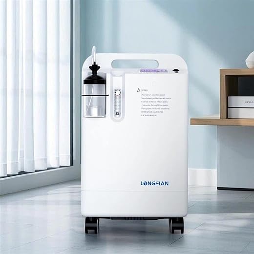 Longfian Oxygen Concentrator 5 Litres for Home - JAY-5CW - Above 93% Oxygen Concentration always from 1-5 Litres | 2 Years...