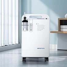 Longfian Oxygen Concentrator 5 Litres for Home - JAY-5CW - Above 93% Oxygen Concentration always from 1-5 Litres | 2 Years Warranty | With Nebuliser Feature and all Accessories Included