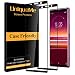 Produktbild UniqueMe [2 Stück] Schutzfolie für Sony Xperia 5, Sony Xperia 5 Panzerglas, Full Cover Gehärtetem Glas Hartglas Displayschutzfolie - Schwarz