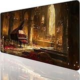 Grande taille étendue : Ce tapis de souris XXL de 900x400x3mm couvre entièrement votre bureau. Il offre un vaste espace pour le gaming ou le travail de bureau, tout en protégeant votre surface de travail. Idéal comme tapis de bureau ou sous bureau.
