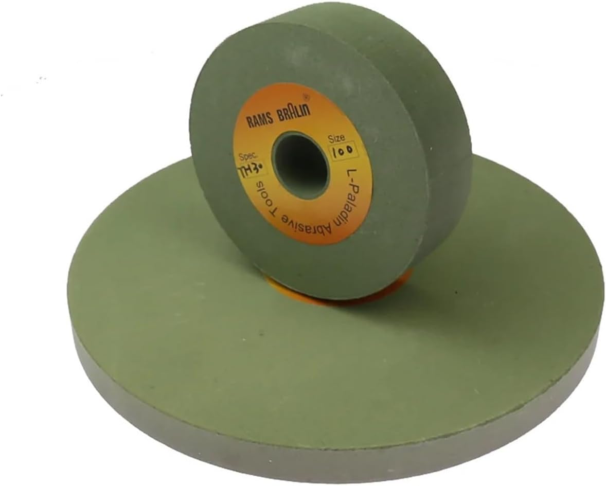 100/150/200mm Glass BD Polishing Wheel Wet Fine Grinding P600 Final Finish Bench Grinder Tool(TH 20mm,Hole 22MM_OD 100MM)