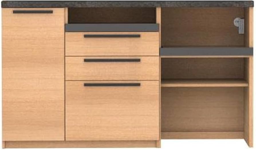 K☆157 パモウナ キッチンカウンター EMA-S1600R 下台 未使用品！ K