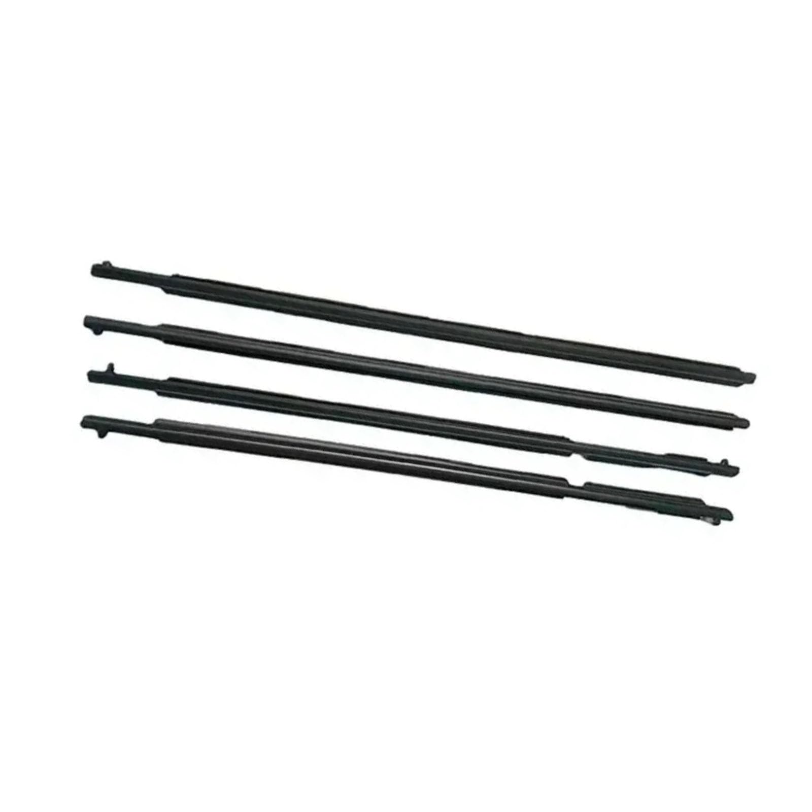 Glilar One Color Automotive Window Seals Compatible With Toyota For 4Runner 2009-2020 4Pcs Windows Shell Glass Weatherstrip Outside Moulding 7571135011