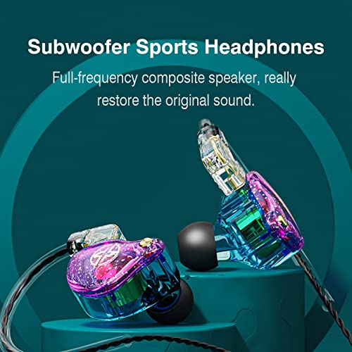 Image of X2 PRO Headphone Sports Earbuds 1.2m Wired Around-Ear Earphones DSP Noise Isolating 0.75mm Dual Pin with Built-in Microphone Compatible with Phone Pad PC 3.5mm Port-POOWE