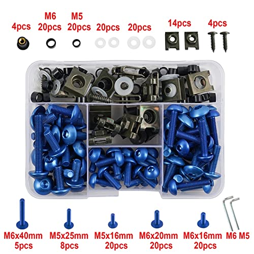Tornillos Suzuki GSXR evita vibraciones y pérdida de tapas con kit CNC M5 M6 6