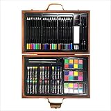 lapices de colores para pintar profesionales Caja de almacenamiento de alta calidad! Este bolso de mano portátil viene con un asa de transporte y un cierre a presión para mantener su obra de arte limpia y organizada. Este elegante estuche de accesorios de plástico negro y arte liviano es fácil de transportar y almacenar.