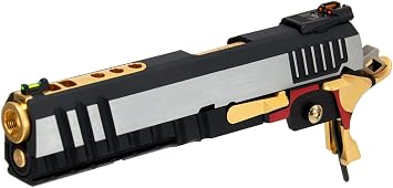 ARMORER WORKSCompatible with WE/Marui Hi-Capa 5.1, 4.3 Armorer Works IPSC Slide Set Silver + Black + Gold