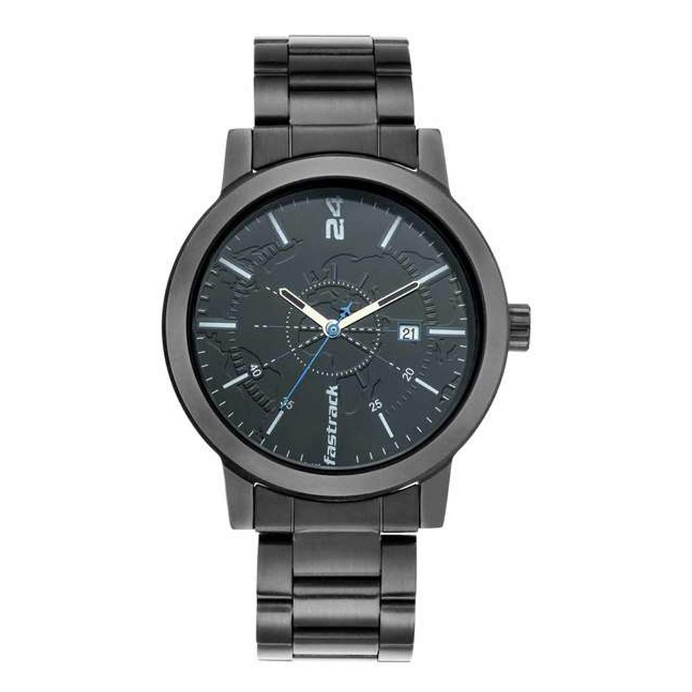 Fastrack Tripster Stainless Steel Analog Black Dial Mens Watch-Nn3245Nm01/Np3245Nm01 (B08JH34D6N) Amazon Price History, Amazon Price Tracker