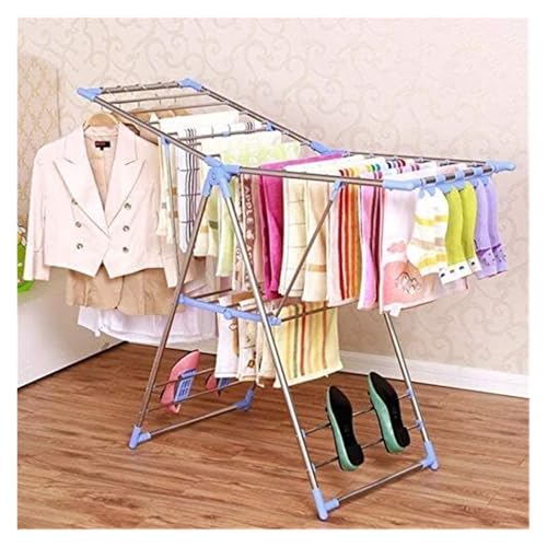 ESESE Portable Folding Clothes Drying Rack,Electric Heated Airer Dryer AdjustableLaundry Stainless - Image 3