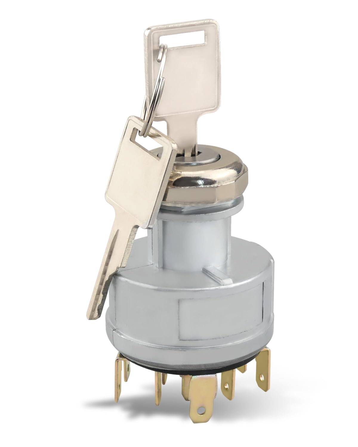 12V 30A Ignition Switch Fit for International 4000 8000 Series Truck, Replacement 1652306C91 463032C91 1652307C91, with 2 Key 11 Pin 4 Position