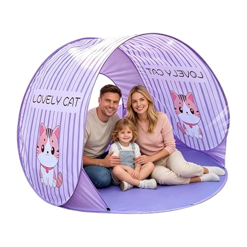 Tente de plage pliante pour 2-3 personnes avec protection UV et montage instantané