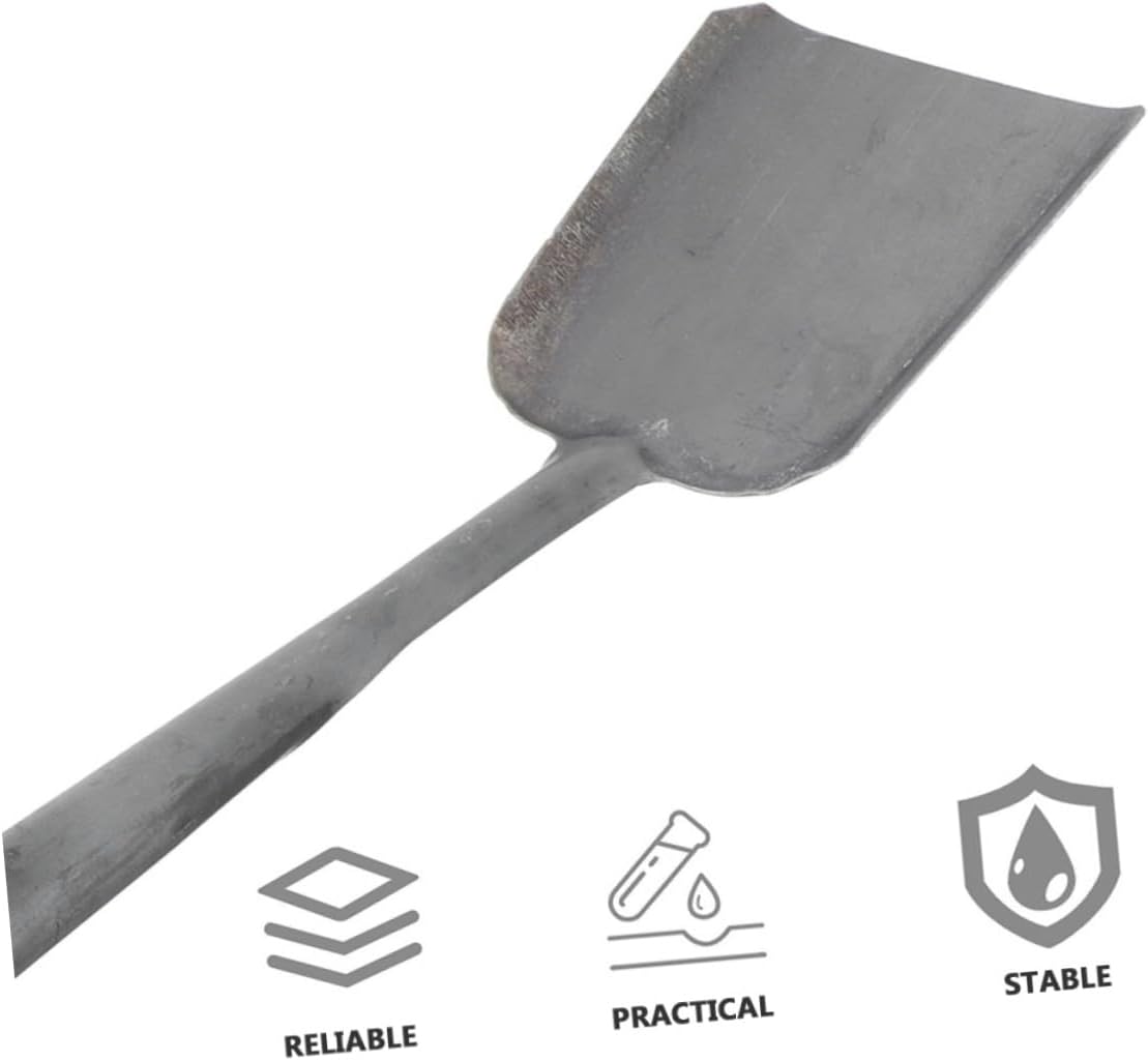 Stove Cleaning Shovel with Long Handle Fireplace Ash Shovel for Home and Kitchen Multipurpose and Ash Scooper Sturdy Heat Resistant Tool for Fire Pits