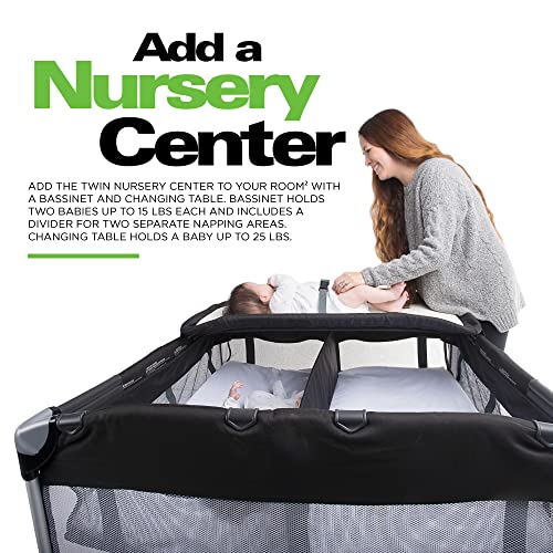 image for Joovy Room² Large Portable Playpen for Babies and Toddlers with Nearl
