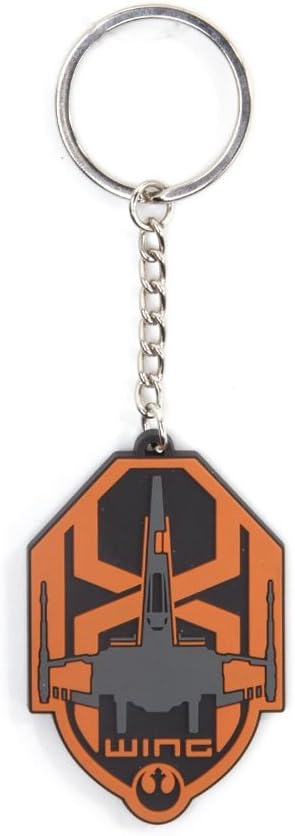 STAR WARSユニセックスX - マルチカラー Wingロゴラバーキーチェーン 1