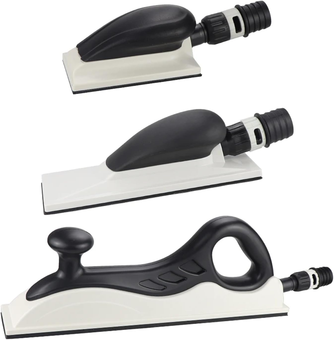 125/200/400MM Hand Sanding Block Hook Loop Dust Free Extraction Mesh Grinding Pad Abrasive Tools Used for Wood and Automobile(70x125mm black)