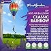 Premier Kites 12 in. Hot Air Balloon - Classic Rainbow