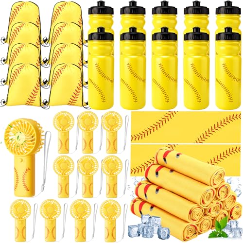 Retisee 10 Sets Softball Team Back to School Gifts Bulk with Mini Fans