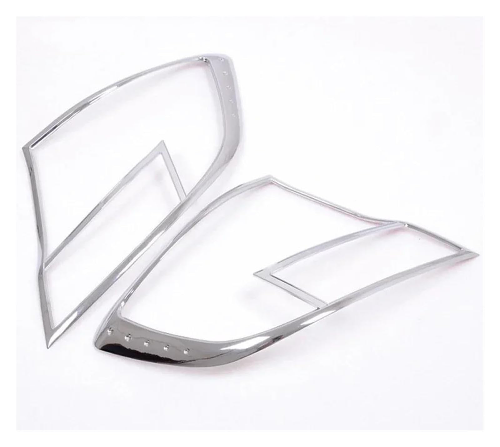 Marco protector de luces traseras Chevy Sail Sedan cromo antiarañazos 5