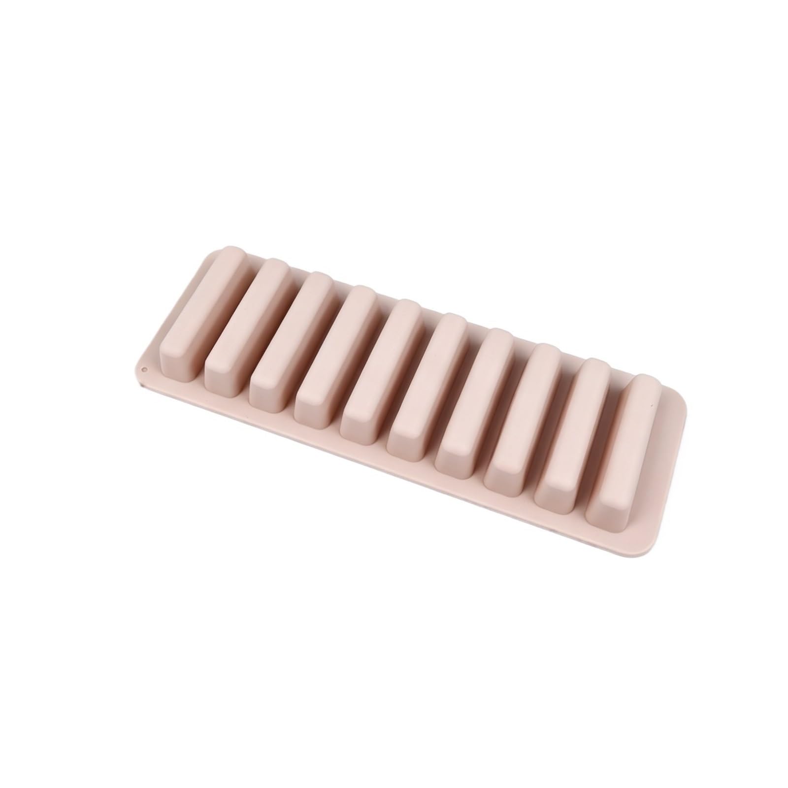 Moule silicone biscuit long 10 trous pour plaque de cuisson four