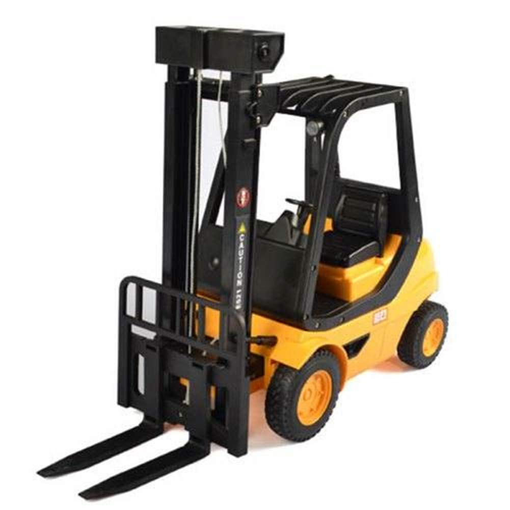 AKDSteel DOUBLE-E Kids Eletric Remote Control Engineering Forklift Modeling Toy