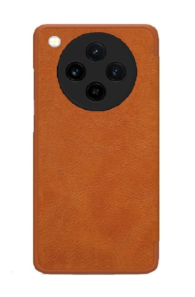Image of WHITBULL PU Leather Magnetic Premium Flip Cover with 2 Card Slot Compatible with Oppo Find X8 5G - Brown