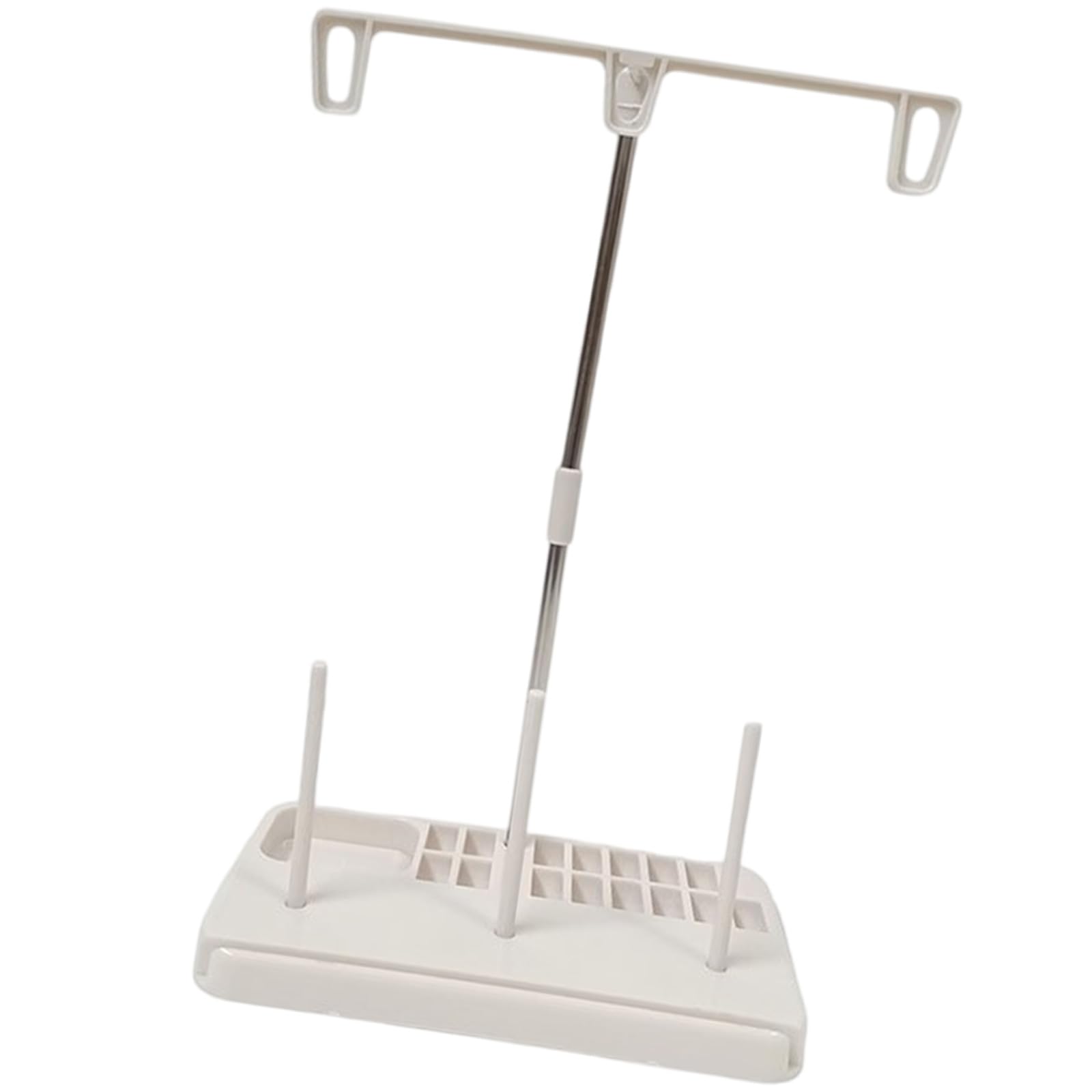 Uqezagpa 3 Spool Thread Holder Detachable Thread Rack Organizers Stand Bobbin Holder for Embroidery and Sewing Machine Sewing Stand