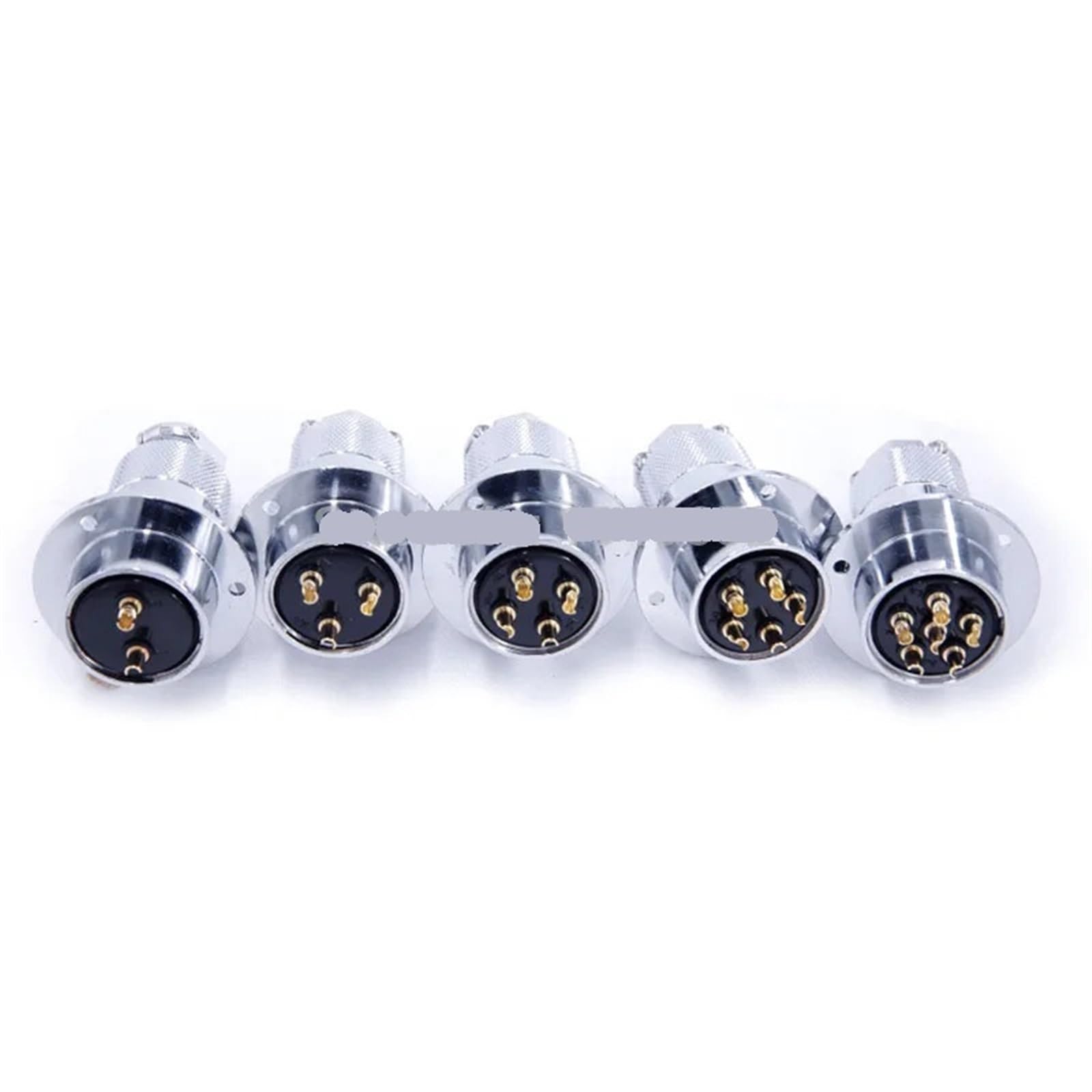 Conector circular de 30mm GX30F de 4 pines, clavija aérea y base de panel 15A 400V 3