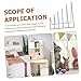 NUOBESTY Multi-Functional Iron File Organizer Rack Desktop Bookend for Documents Magazines and Stationery Stylish Design for Office and Home Use